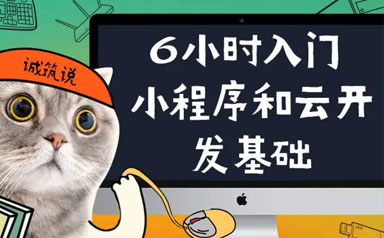 6小时轻松掌握Web前端微信小程序云开发0基础